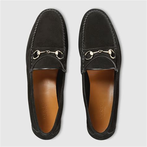 gucci womens suede loafer|classic Gucci loafers women.